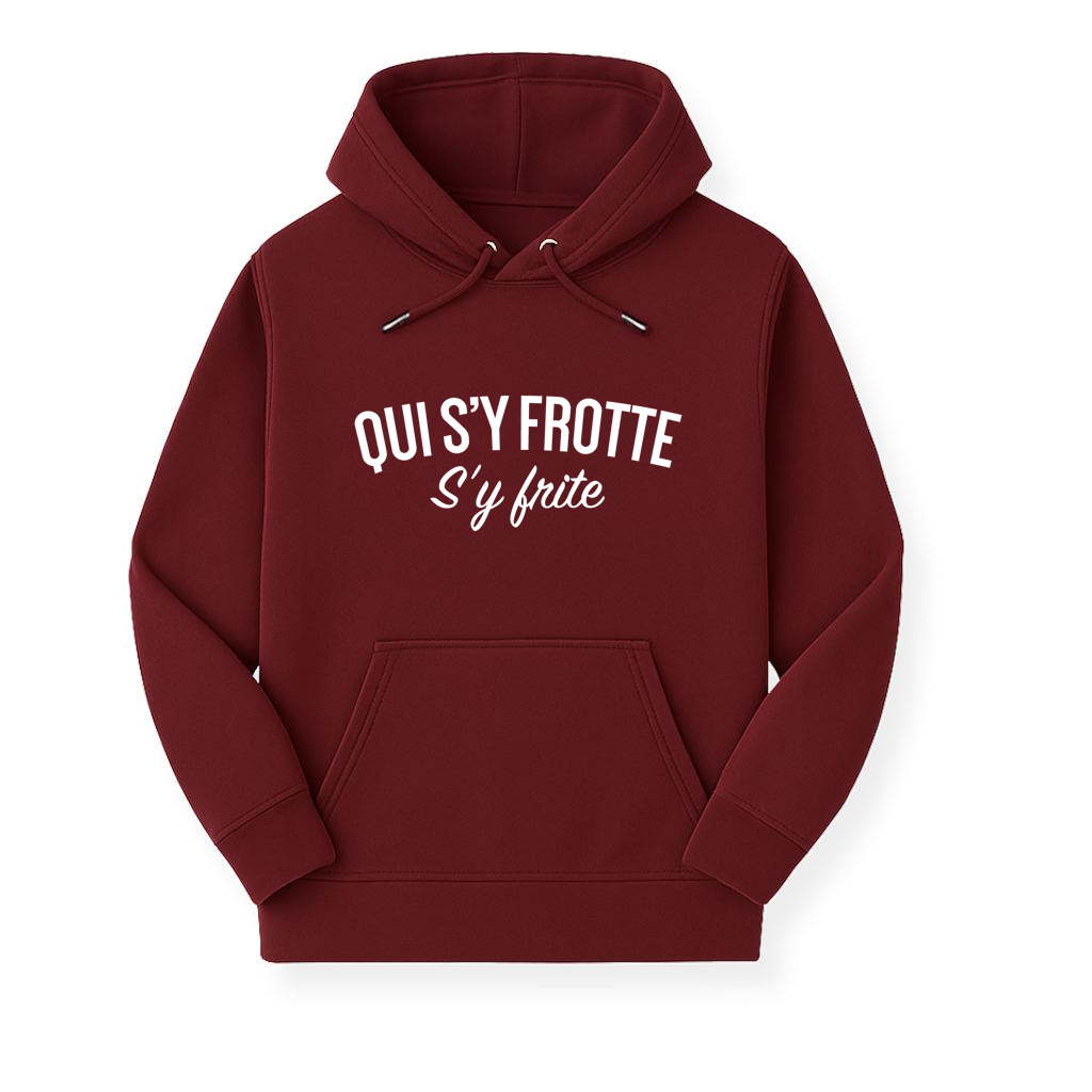 Qui s'y frotte s'y frite - Sweat à capuche