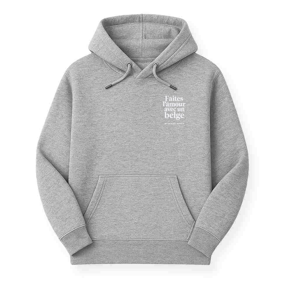 Faîtes l’amour avec un Belge - Blason - Sweat à Capuche - Michaël Dufour©