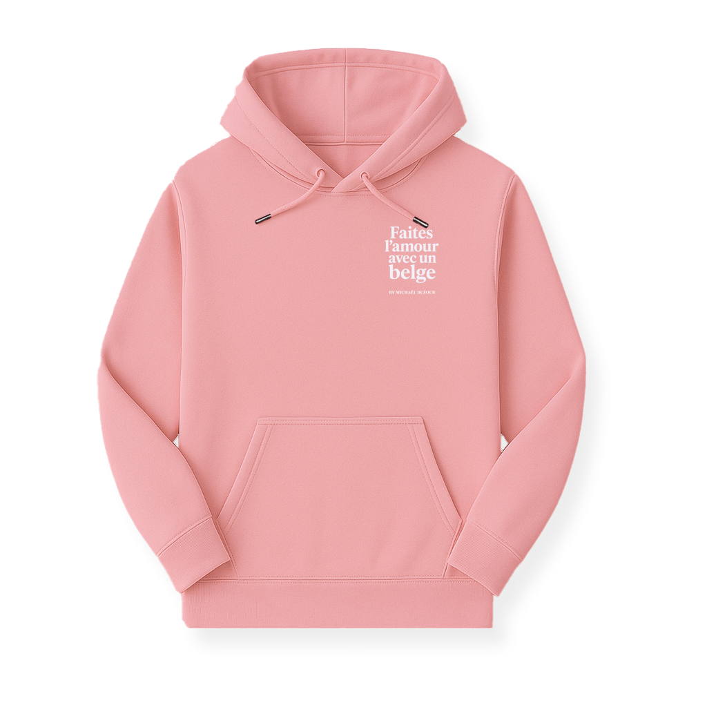 Faîtes l’amour avec un Belge - Blason - Sweat à Capuche - Michaël Dufour©